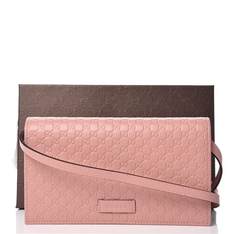 gucci microguccissima wallet pink.